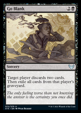 Go Blank [Strixhaven: School of Mages] MTG Single Magic: The Gathering | Red Claw Gaming