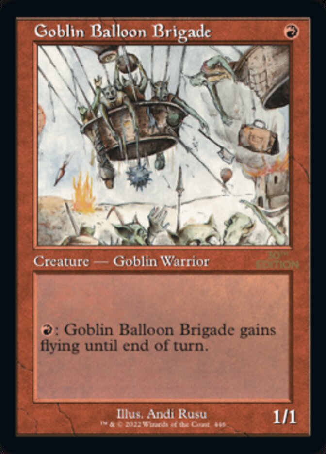 Goblin Balloon Brigade (Retro) [30th Anniversary Edition] MTG Single Magic: The Gathering | Red Claw Gaming