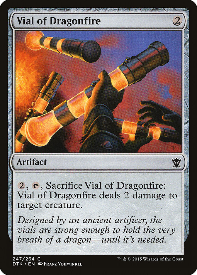 Vial of Dragonfire [Dragons of Tarkir] MTG Single Magic: The Gathering | Red Claw Gaming