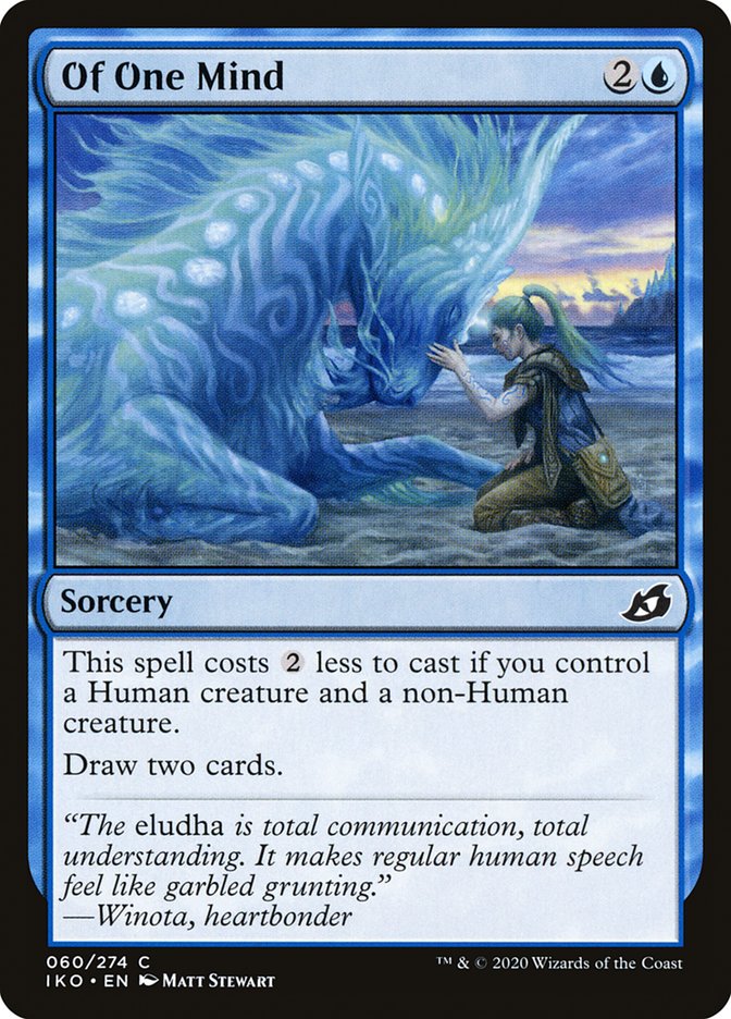 Of One Mind [Ikoria: Lair of Behemoths] MTG Single Magic: The Gathering | Red Claw Gaming