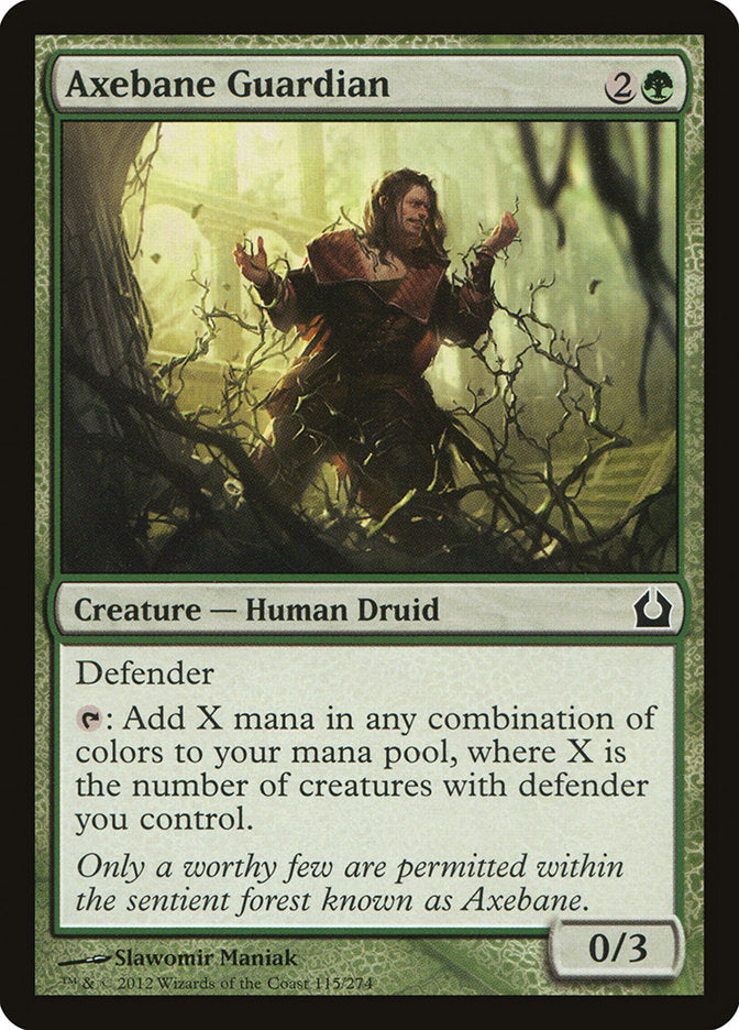 Axebane Guardian [Return to Ravnica] MTG Single Magic: The Gathering | Red Claw Gaming
