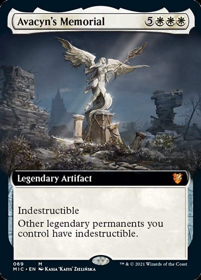 Avacyn's Memorial (Extended Art) [Innistrad: Midnight Hunt Commander] MTG Single Magic: The Gathering | Red Claw Gaming
