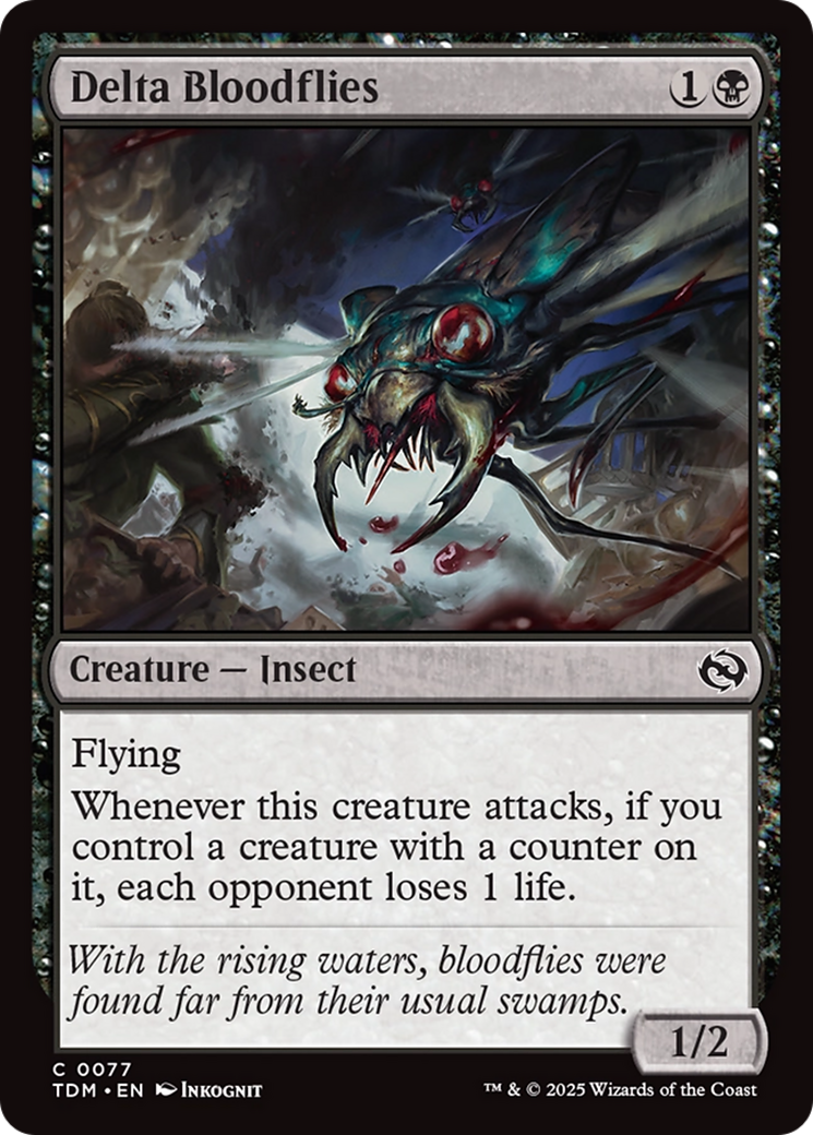 Delta Bloodflies [Tarkir: Dragonstorm] MTG Single Magic: The Gathering | Red Claw Gaming