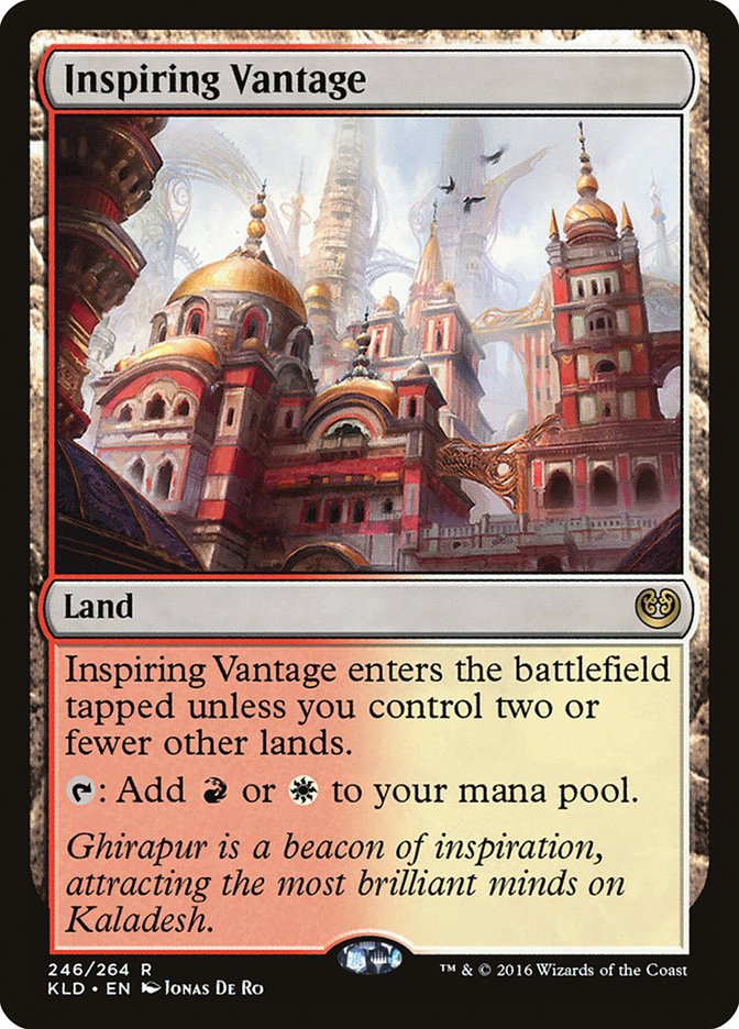 Inspiring Vantage [Kaladesh] MTG Single Magic: The Gathering | Red Claw Gaming