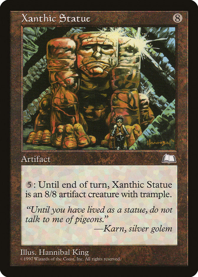 Xanthic Statue [Weatherlight] MTG Single Magic: The Gathering | Red Claw Gaming