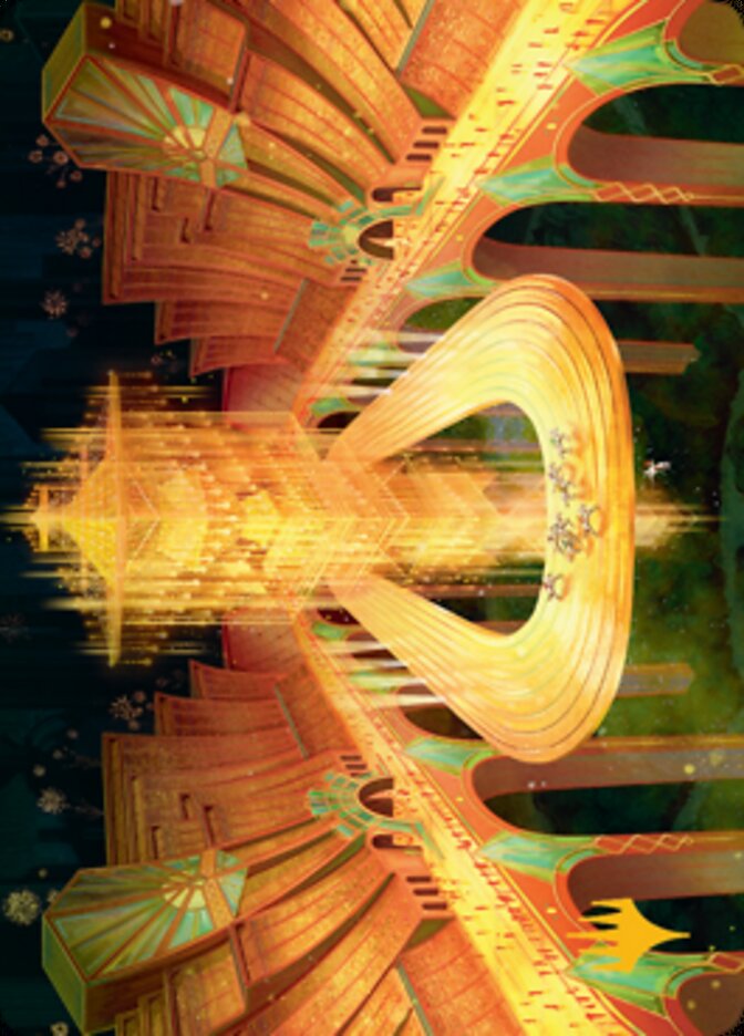 Racers' Ring Art Card (Gold-Stamped Signature) [Streets of New Capenna Art Series] MTG Single Magic: The Gathering | Red Claw Gaming
