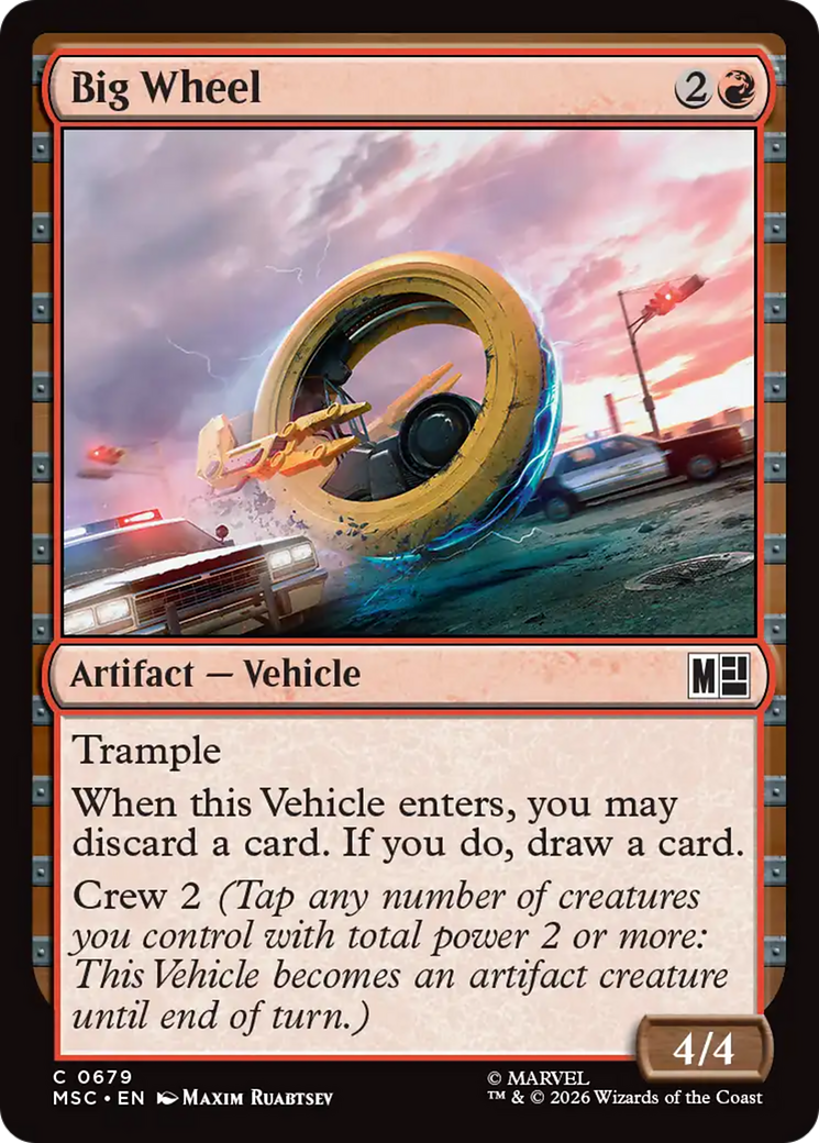 Big Wheel [Marvel Super Heroes Commander] MTG Single Magic: The Gathering | Red Claw Gaming