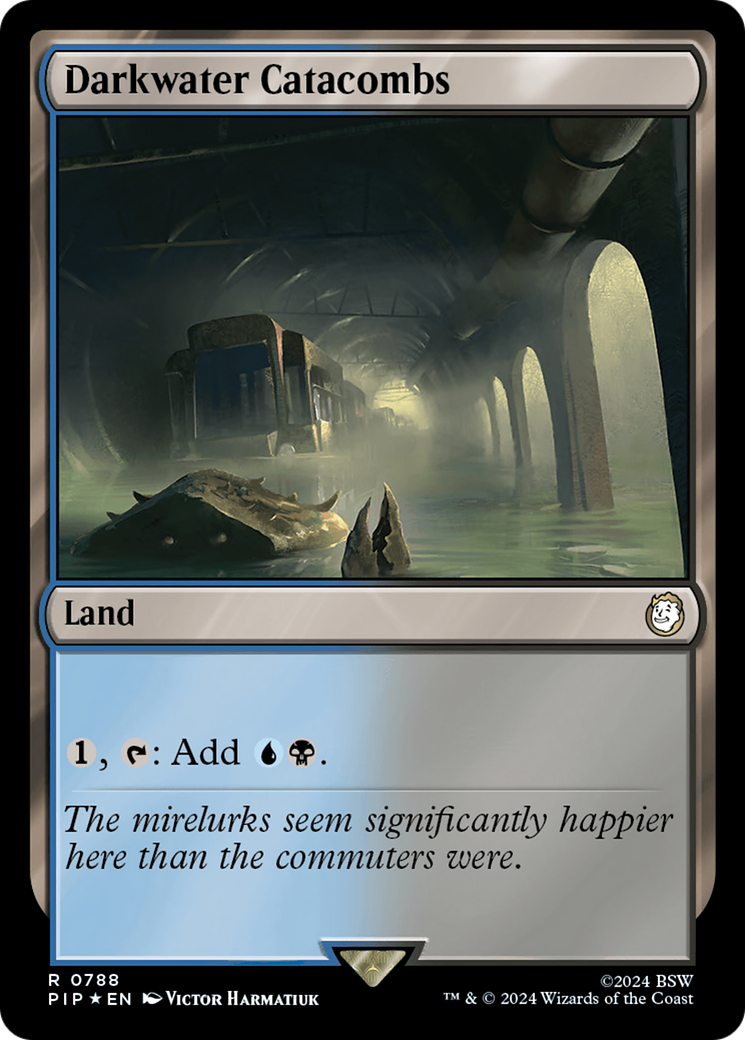 Darkwater Catacombs (Surge Foil) [Fallout] MTG Single Magic: The Gathering | Red Claw Gaming