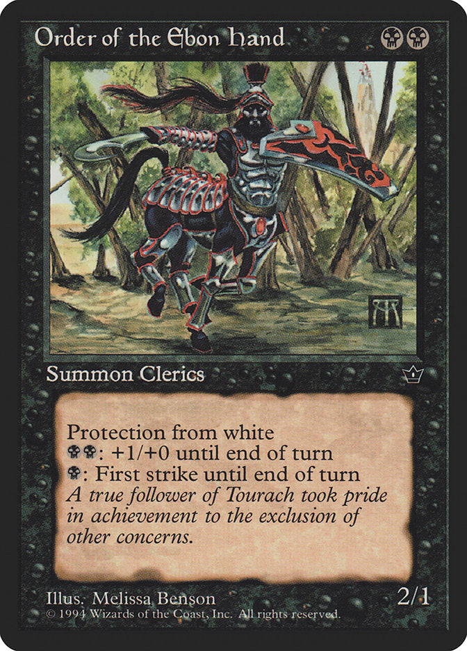 Order of the Ebon Hand (Melissa A. Benson) [Fallen Empires] MTG Single Magic: The Gathering | Red Claw Gaming