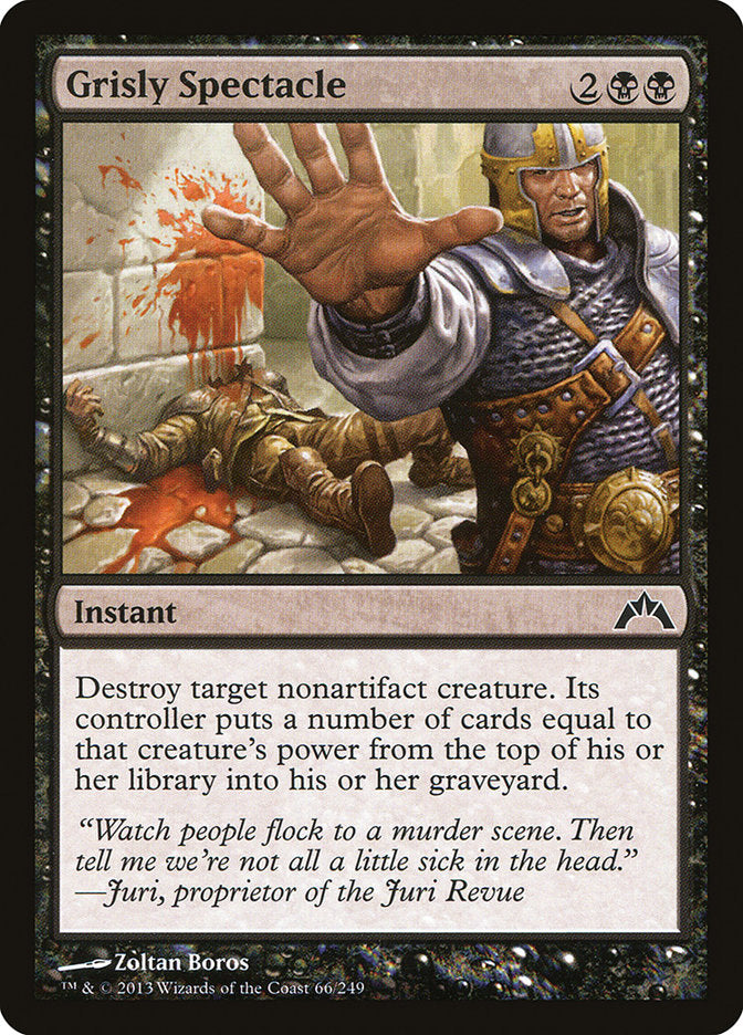 Grisly Spectacle [Gatecrash] MTG Single Magic: The Gathering | Red Claw Gaming