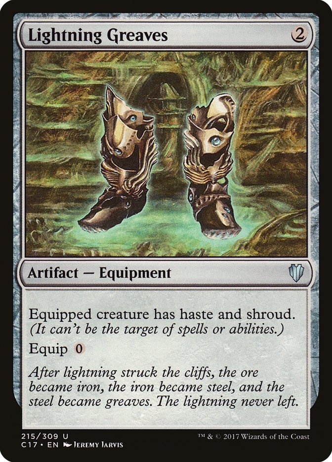 Lightning Greaves [Commander 2017] MTG Single Magic: The Gathering | Red Claw Gaming