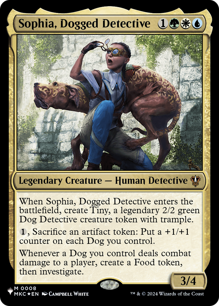 Sophia, Dogged Detective (MKC) [The List] MTG Single Magic: The Gathering | Red Claw Gaming