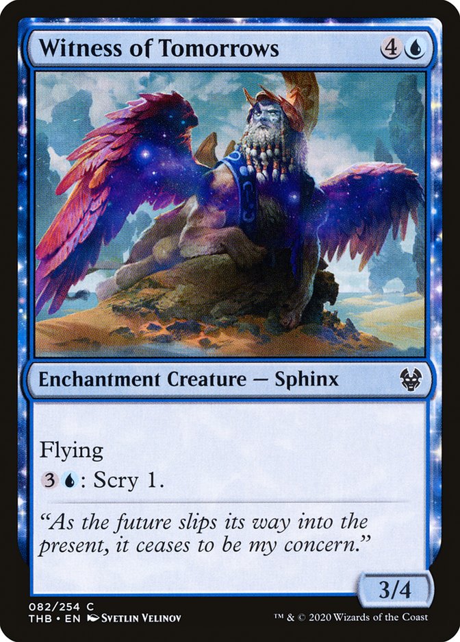 Witness of Tomorrows [Theros Beyond Death] MTG Single Magic: The Gathering | Red Claw Gaming