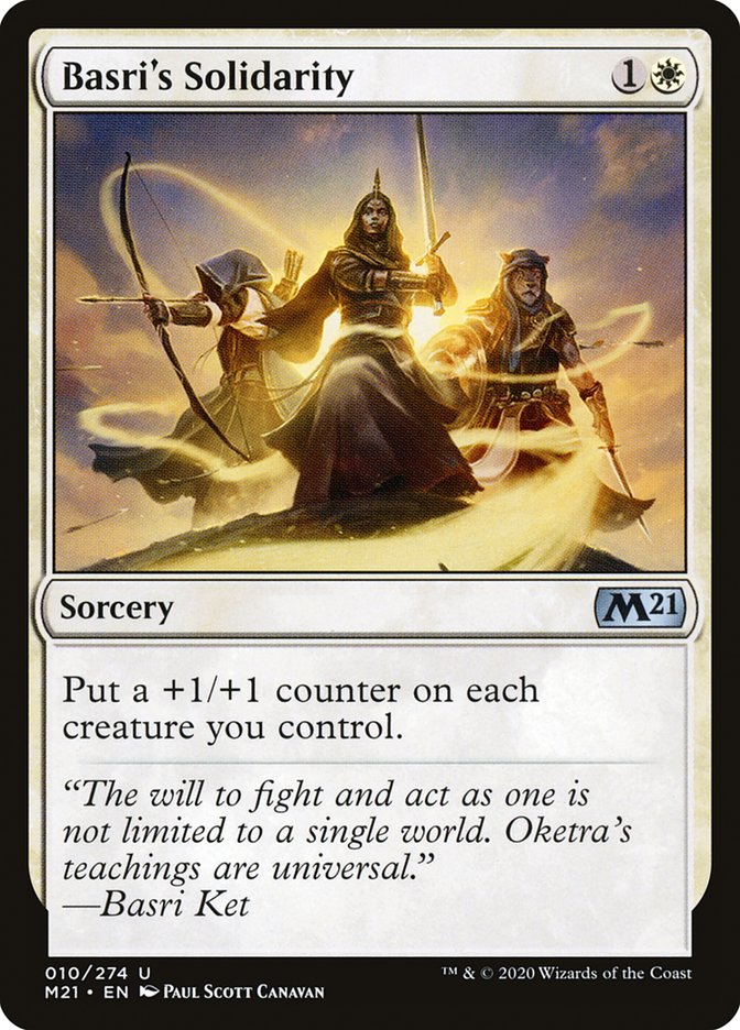Basri's Solidarity [Core Set 2021] MTG Single Magic: The Gathering | Red Claw Gaming