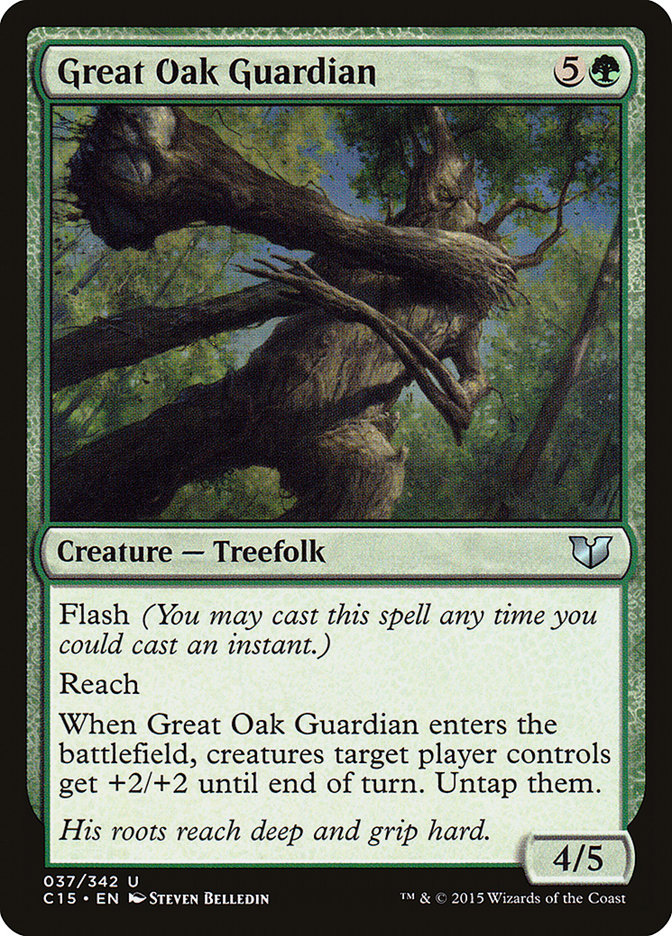Great Oak Guardian [Commander 2015] MTG Single Magic: The Gathering | Red Claw Gaming