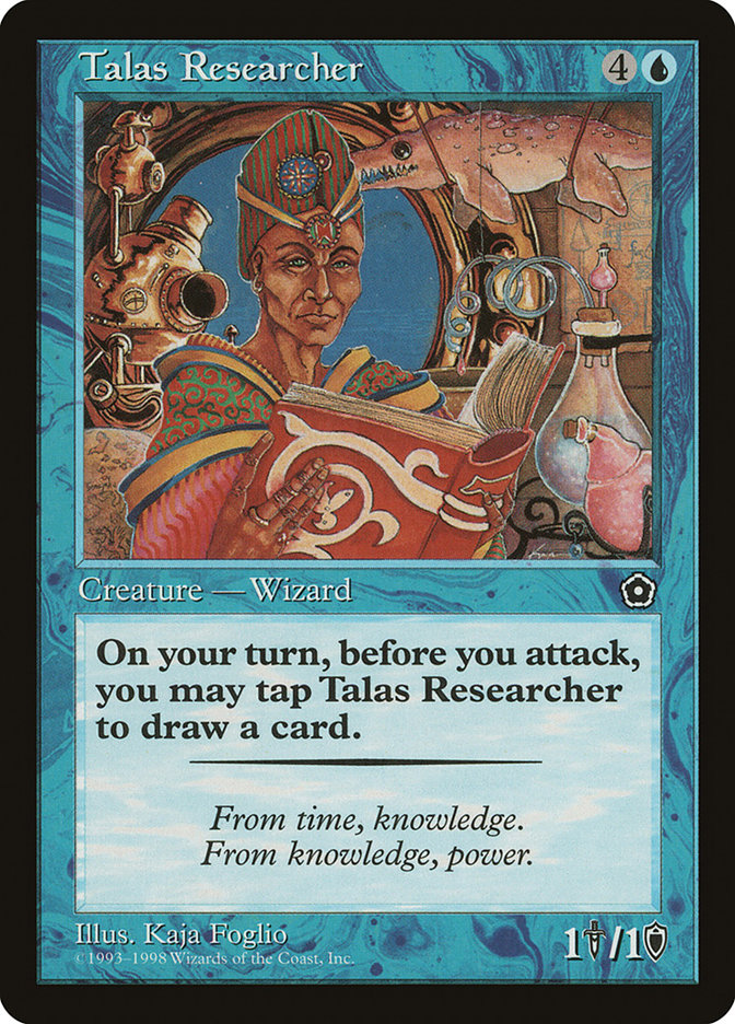 Talas Researcher [Portal Second Age] MTG Single Magic: The Gathering | Red Claw Gaming
