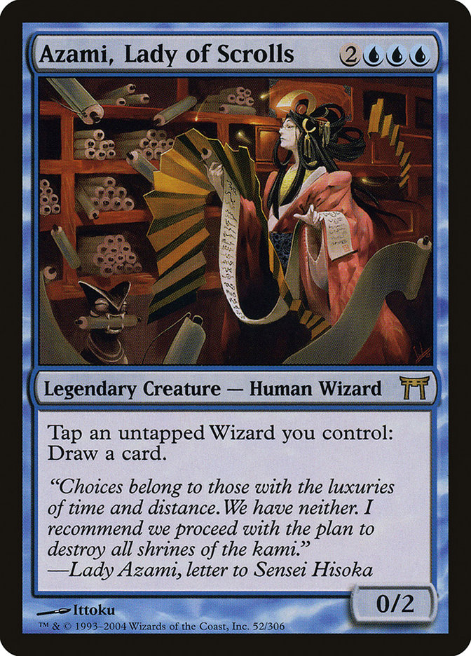 Azami, Lady of Scrolls [Champions of Kamigawa] MTG Single Magic: The Gathering | Red Claw Gaming