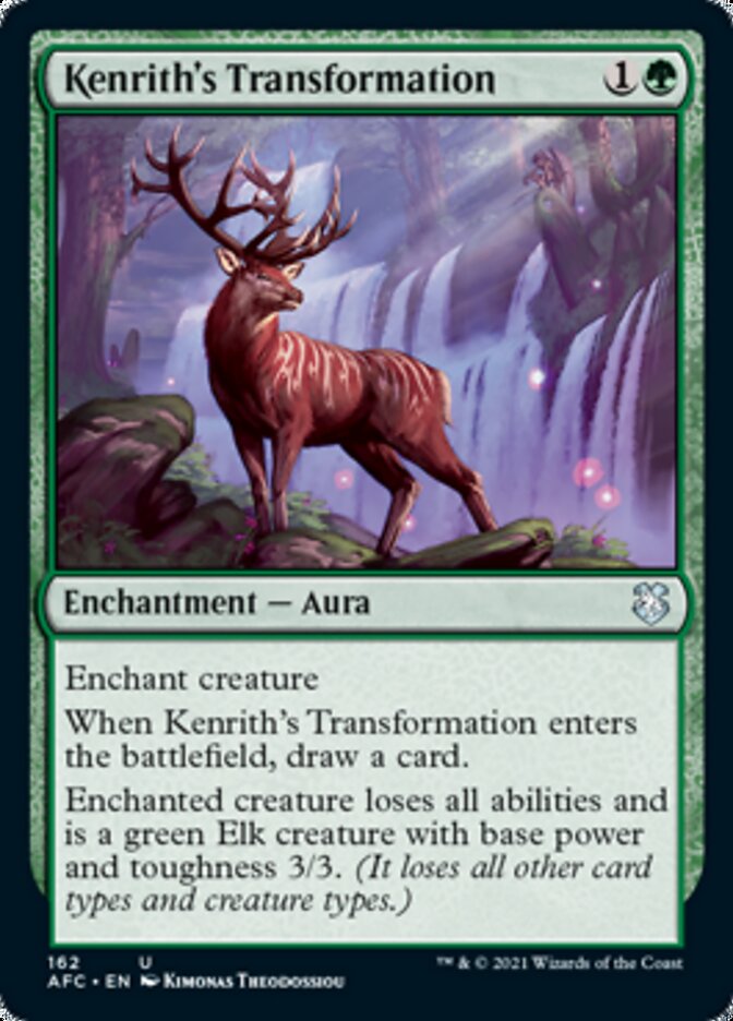 Kenrith's Transformation [Dungeons & Dragons: Adventures in the Forgotten Realms Commander] MTG Single Magic: The Gathering | Red Claw Gaming