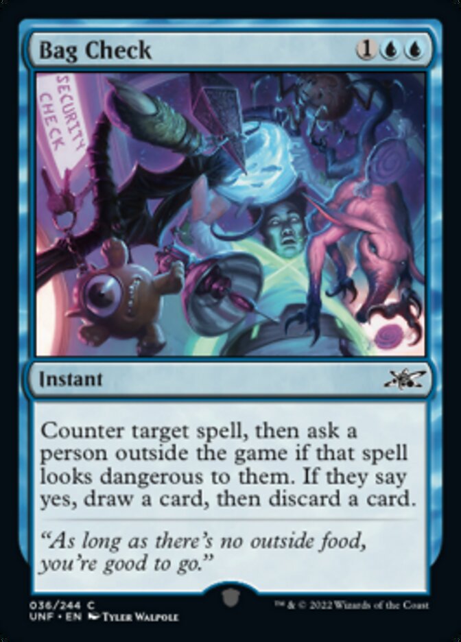 Bag Check [Unfinity] MTG Single Magic: The Gathering    | Red Claw Gaming