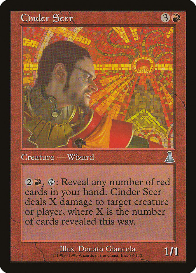 Cinder Seer [Urza's Destiny] MTG Single Magic: The Gathering | Red Claw Gaming