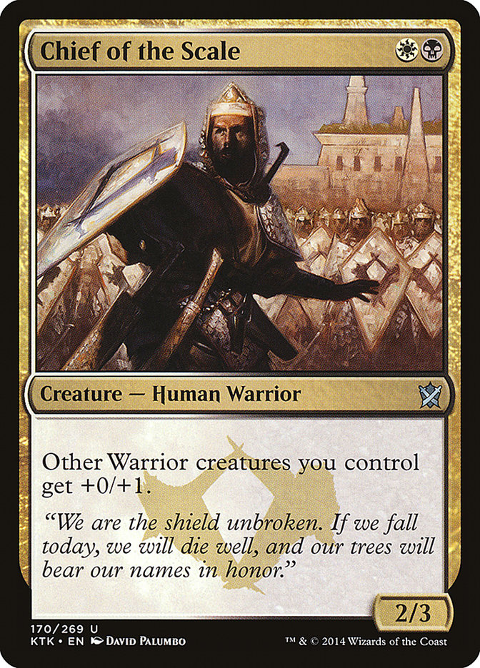 Chief of the Scale [Khans of Tarkir] MTG Single Magic: The Gathering | Red Claw Gaming