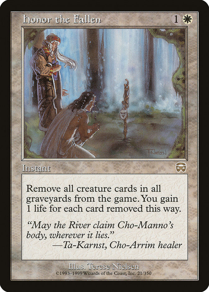 Honor the Fallen [Mercadian Masques] MTG Single Magic: The Gathering | Red Claw Gaming