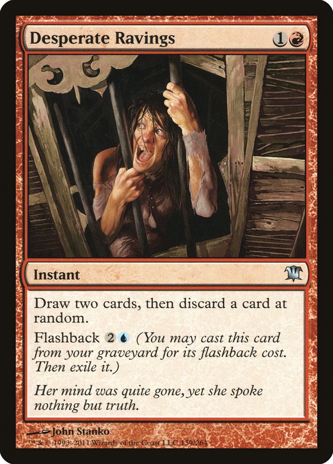 Desperate Ravings [Innistrad] MTG Single Magic: The Gathering | Red Claw Gaming