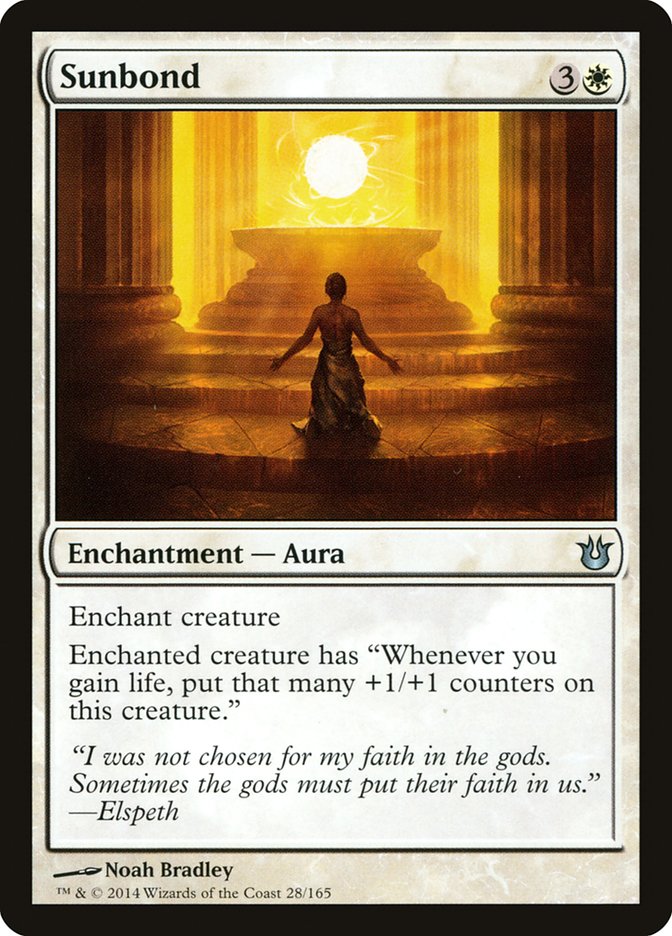 Sunbond [Born of the Gods] MTG Single Magic: The Gathering | Red Claw Gaming