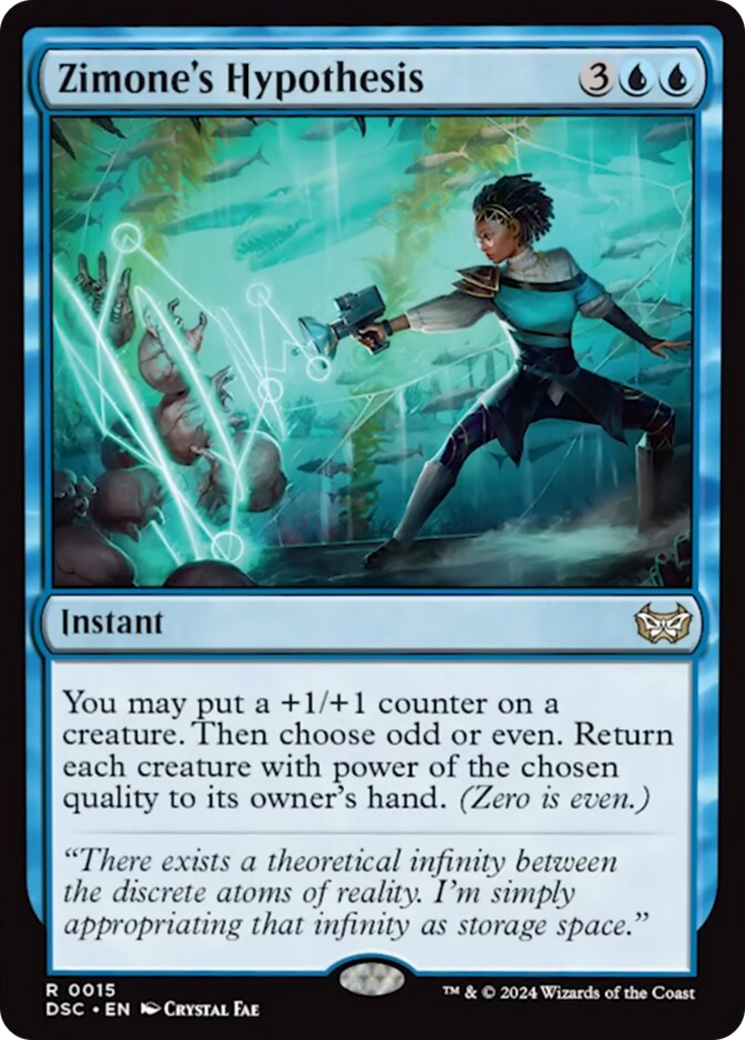 Zimone's Hypothesis [Duskmourn: House of Horror Commander] MTG Single Magic: The Gathering | Red Claw Gaming