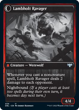 Lambholt Raconteur // Lambholt Ravager [Innistrad: Double Feature] MTG Single Magic: The Gathering | Red Claw Gaming
