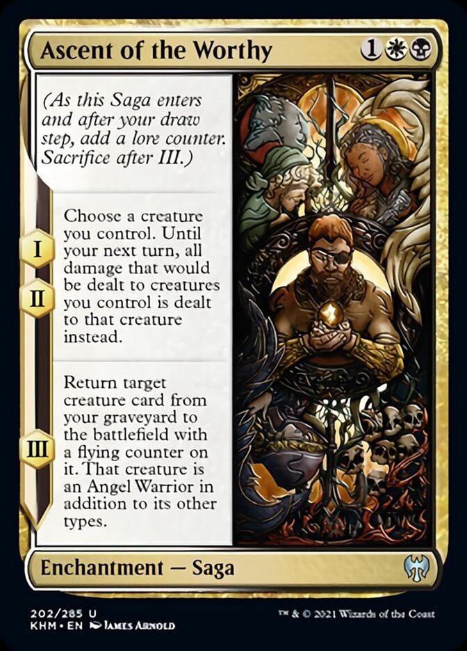 Ascent of the Worthy [Kaldheim] MTG Single Magic: The Gathering | Red Claw Gaming