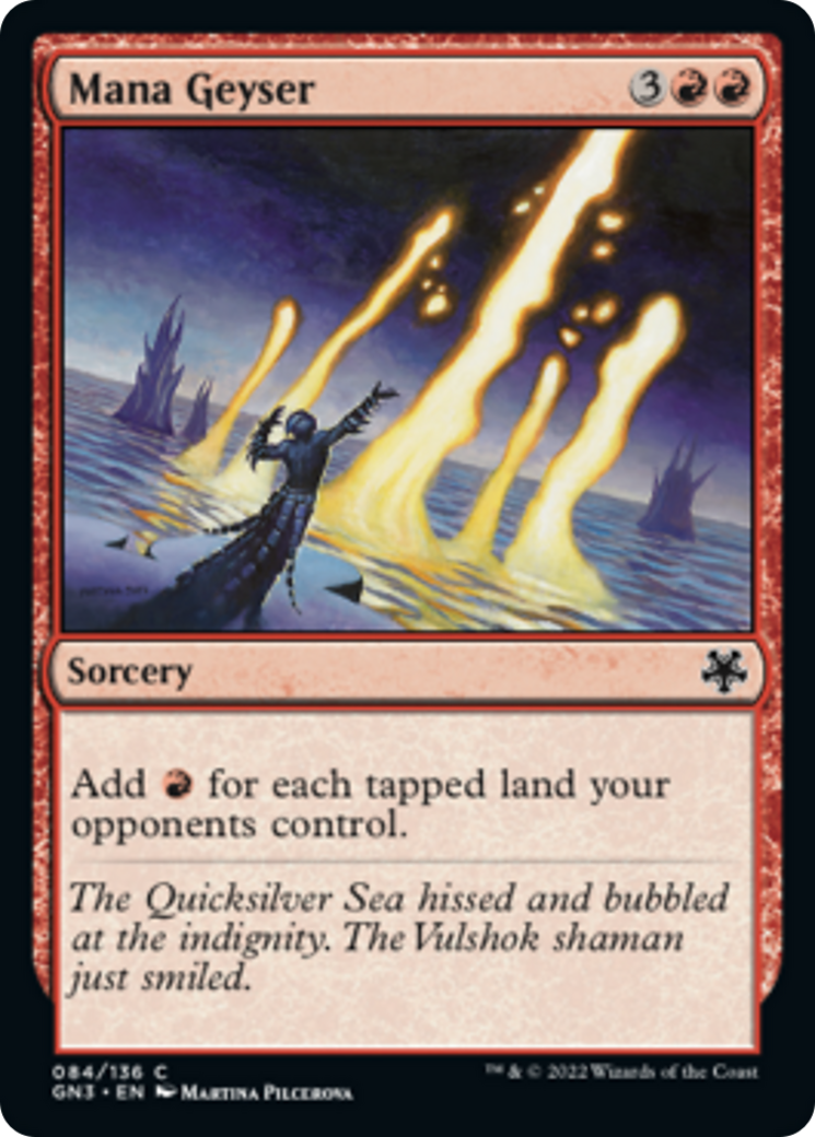 Mana Geyser [Game Night: Free-for-All] MTG Single Magic: The Gathering | Red Claw Gaming