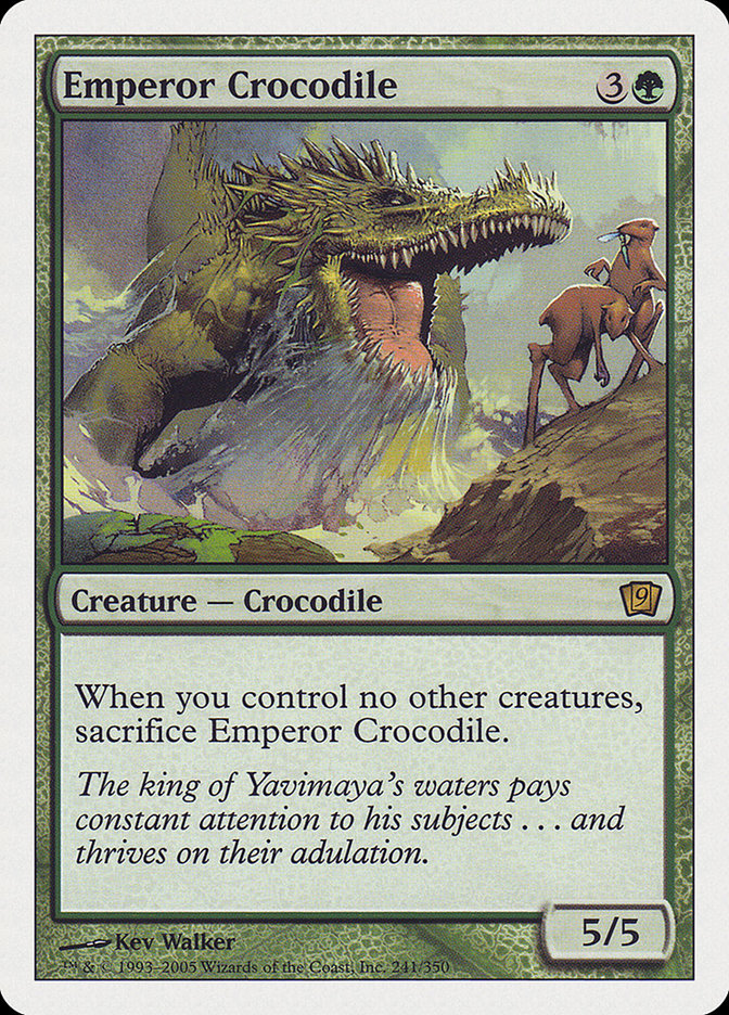 Emperor Crocodile [Ninth Edition] MTG Single Magic: The Gathering | Red Claw Gaming