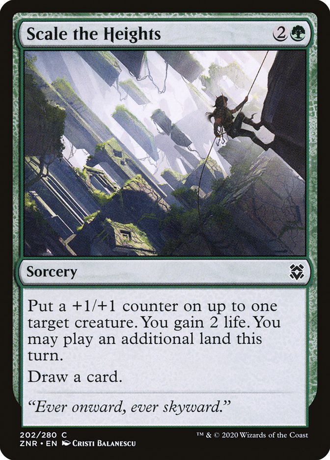 Scale the Heights [Zendikar Rising] MTG Single Magic: The Gathering | Red Claw Gaming