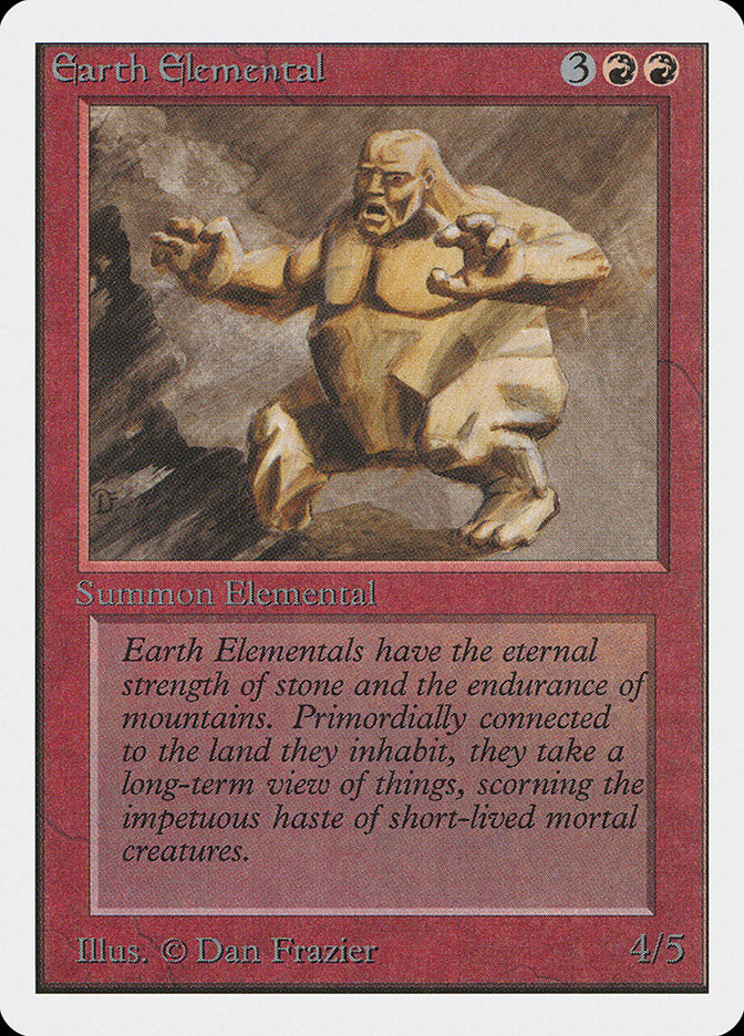 Earth Elemental [Unlimited Edition] MTG Single Magic: The Gathering | Red Claw Gaming