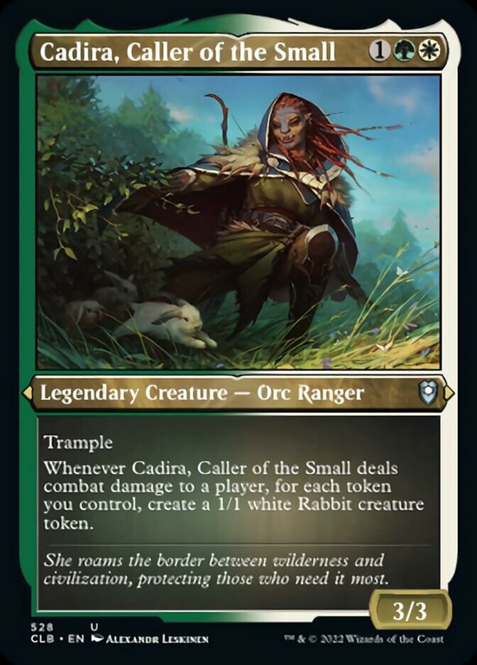 Cadira, Caller of the Small (Foil Etched) [Commander Legends: Battle for Baldur's Gate] MTG Single Magic: The Gathering | Red Claw Gaming