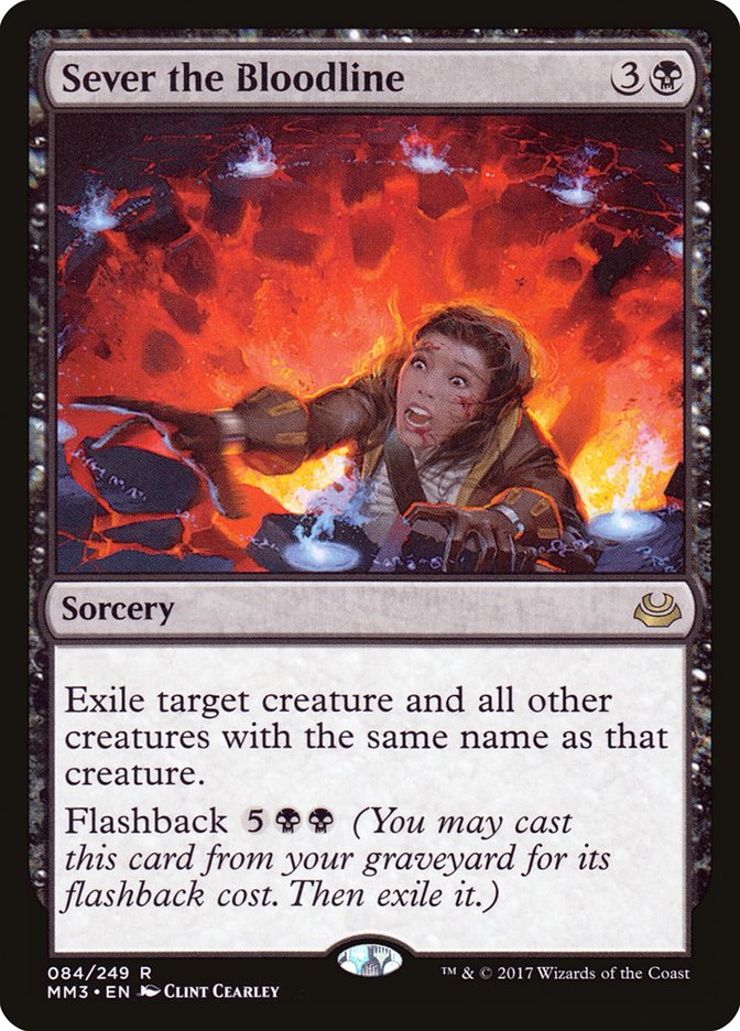 Sever the Bloodline [Modern Masters 2017] MTG Single Magic: The Gathering | Red Claw Gaming