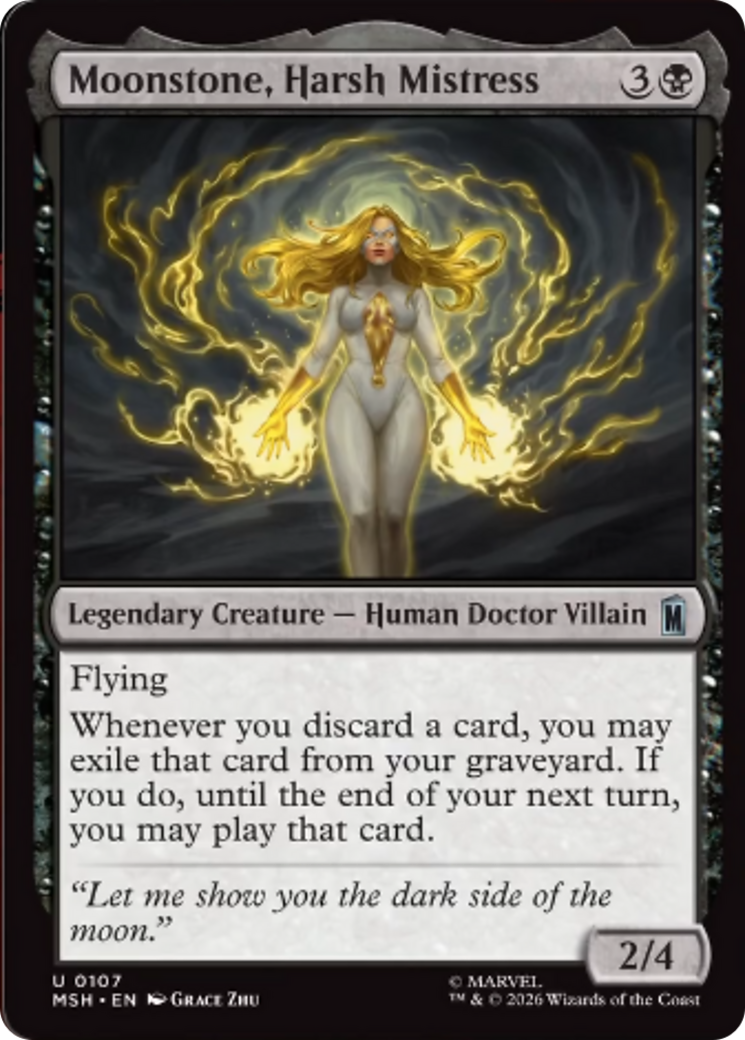 Moonstone, Harsh Mistress [Marvel Super Heroes] MTG Single Magic: The Gathering | Red Claw Gaming