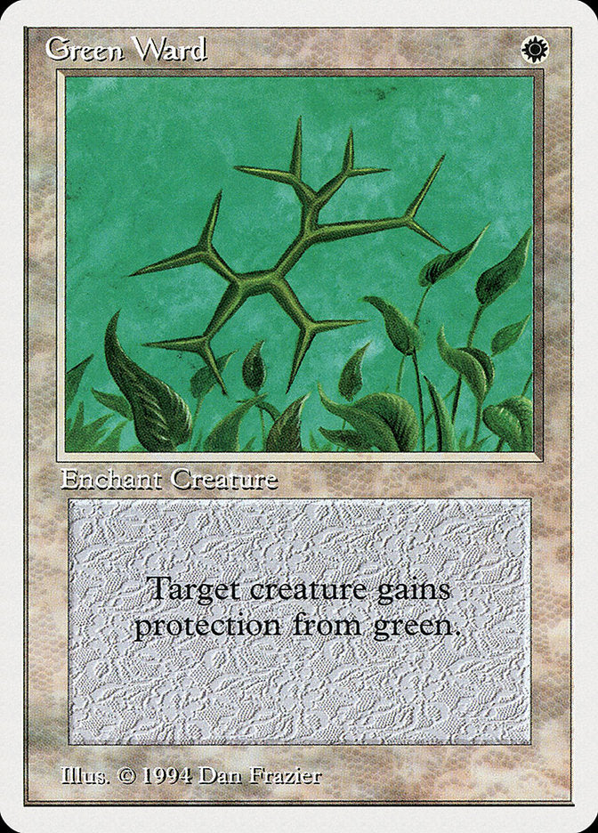 Green Ward [Summer Magic / Edgar] MTG Single Magic: The Gathering | Red Claw Gaming