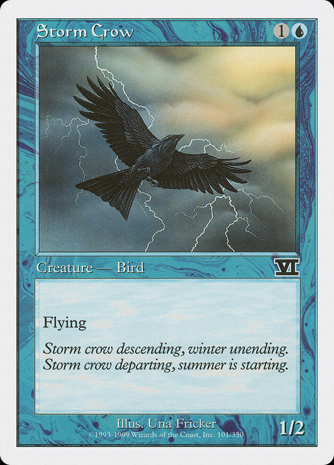 Storm Crow [Classic Sixth Edition] MTG Single Magic: The Gathering | Red Claw Gaming
