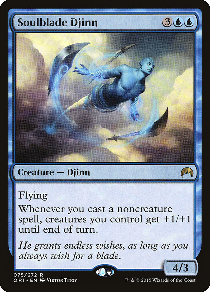 Soulblade Djinn [Magic Origins] MTG Single Magic: The Gathering | Red Claw Gaming