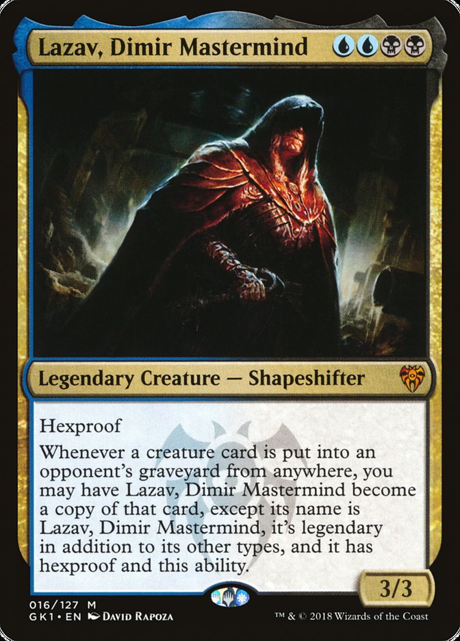 Lazav, Dimir Mastermind [Guilds of Ravnica Guild Kit] MTG Single Magic: The Gathering | Red Claw Gaming