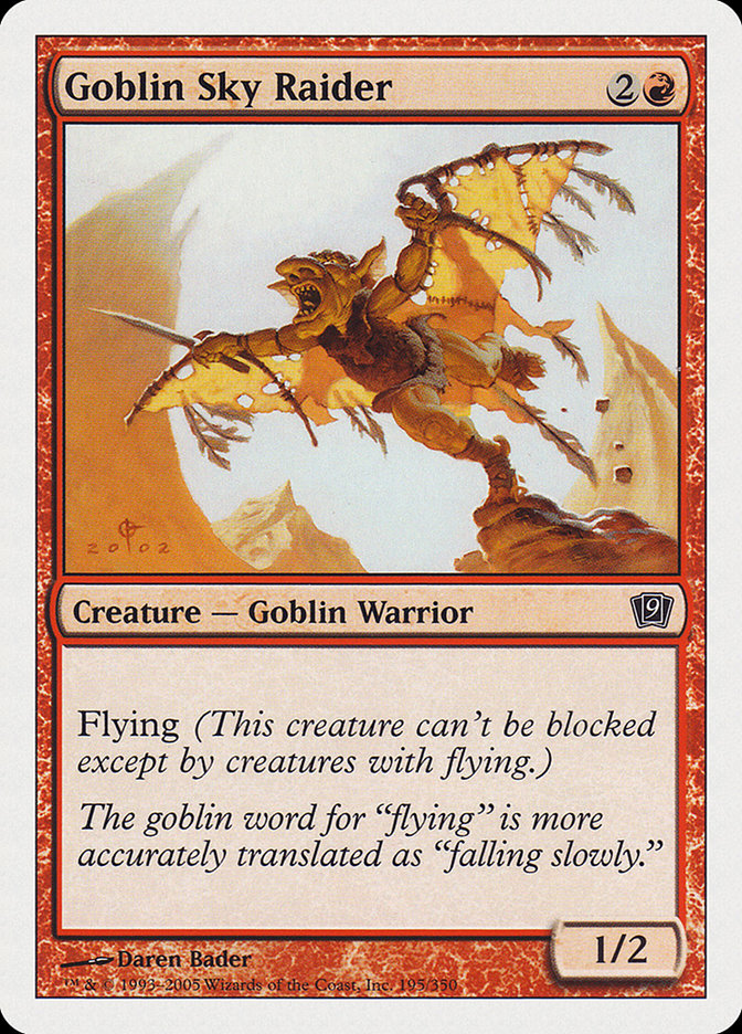 Goblin Sky Raider [Ninth Edition] MTG Single Magic: The Gathering | Red Claw Gaming