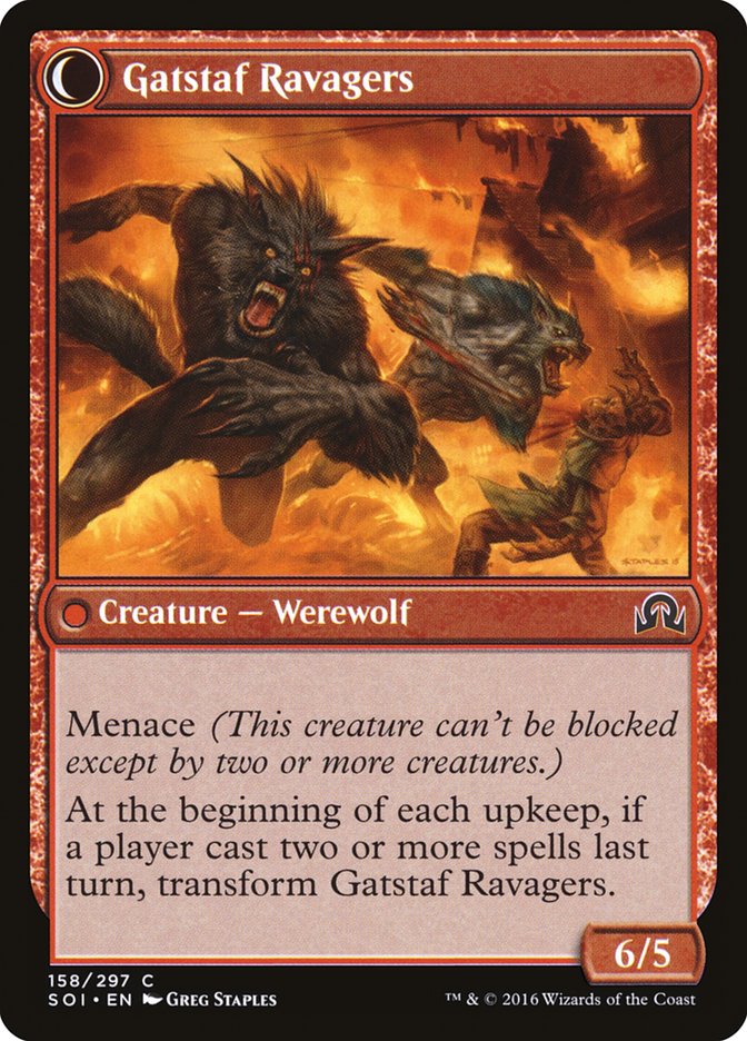 Gatstaf Arsonists // Gatstaf Ravagers [Shadows over Innistrad] MTG Single Magic: The Gathering | Red Claw Gaming