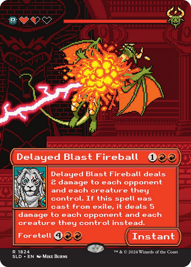 Delayed Blast Fireball (Rainbow Foil) [Secret Lair Drop Series] MTG Single Magic: The Gathering | Red Claw Gaming