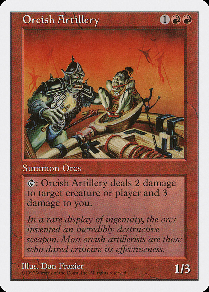 Orcish Artillery [Fifth Edition] MTG Single Magic: The Gathering | Red Claw Gaming