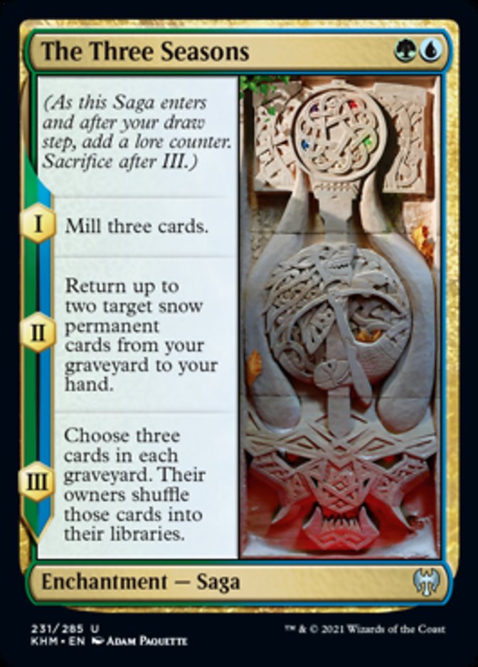 The Three Seasons [Kaldheim] MTG Single Magic: The Gathering | Red Claw Gaming