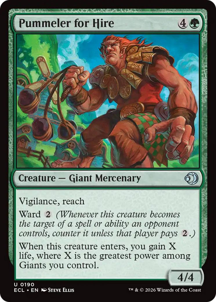 Pummeler for Hire [Lorwyn Eclipsed] MTG Single Magic: The Gathering | Red Claw Gaming