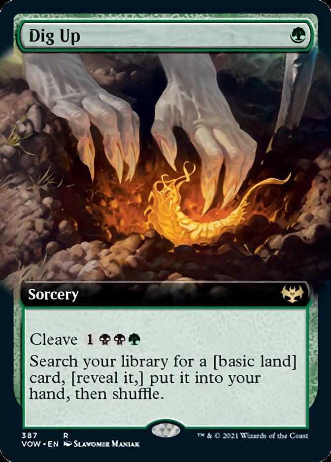 Dig Up (Extended Art) [Innistrad: Crimson Vow] MTG Single Magic: The Gathering | Red Claw Gaming