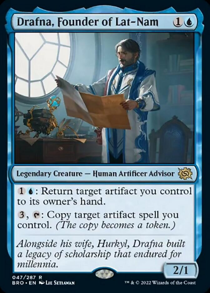 Drafna, Founder of Lat-Nam [The Brothers' War] MTG Single Magic: The Gathering | Red Claw Gaming
